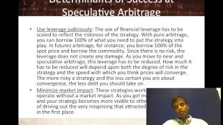 Session 29 Not Riskless  Pseudo amp Speculative Arbitrage [upl. by Anelrad]