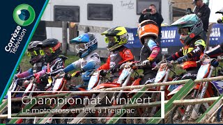 Championnat de France Minivert  Le motocross en fête à Treignac [upl. by Sisson]