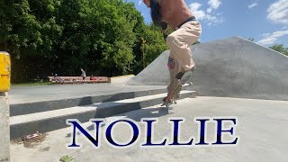 Nollie на 2 ступеньки процесс скейтбординг [upl. by Rici]