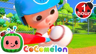 Learn to Play Baseball  CoComelon Animal Time  Learning with Animals  Nursery Rhymes for Kids [upl. by Cordova862]