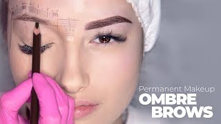 Ombre Brows TUTORIAL 2 [upl. by Nigen]