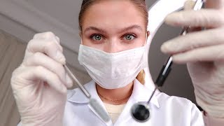 ASMR Dental Examination and Teeth Cleaning Medical RP Personal Attention [upl. by Haisej687]