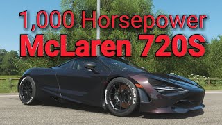 Insane 1000 Horsepower McLaren 720S Forza Horizon 4 Build [upl. by Lauzon98]