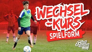 Fussballtraining Wechselkurs  Spielform  Taktik [upl. by Schalles]