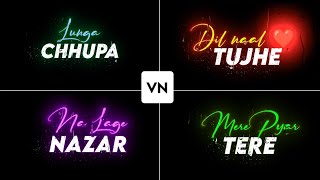 VN Trending Lyrics Video Editing  Lyrics Video Editing In Vn App  Lyrics Video Editor [upl. by Irodim]