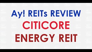 YP  58 Ay REITs Review  Citicore Energy REIT  CREIT [upl. by Sito]