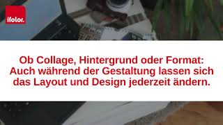 ifolor VideoTutorial Fotokalender online selbst gestalten [upl. by Arayc]