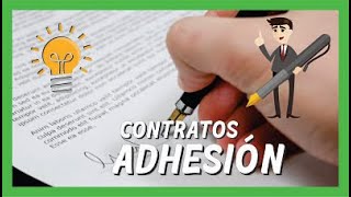 ¿Qué es un contrato de adhesión [upl. by Aikram]