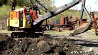 Åkerman 575 Lingrävmaskin  Cable backhoe [upl. by Moria383]