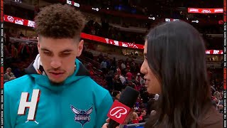 LaMelo talks 24Point Performance vs Bulls Postgame Interview 🔥 [upl. by Tiernan84]