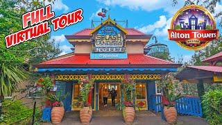 Alton Towers Splash Landings Hotel and Pirate Room Tour including Waterpark Oct 2023 4K [upl. by Allis]