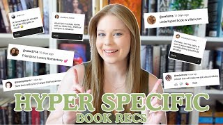 20 oddly specific book recommendations  recommending you your new favorite book [upl. by Sikes119]