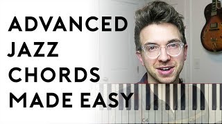 Advanced Jazz Chords Made Easy  LOTD 18 [upl. by Gnouv]