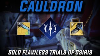 Solo Flawless Trials of Osiris Cauldron Stasis Warlock Destiny 2 [upl. by Norek]