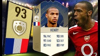 FIFA 18  Najlepszy z najlepszych  93 Thierry Henry [upl. by Kinnon]