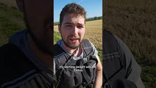 Another weighted vest walk for day 16s exercise of losing 5kg in September fitness weightloss [upl. by Gris]