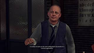 A Slip of the Tongue Questioning Gordon Leitvol  LA Noire PS4 walkthrough [upl. by Noirret]