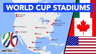 FIFA World Cup 2026 Stadiums [upl. by Afira]