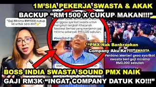 BOSS INDIA SWASTA SOUND PMX NAIK GAJI RM3K quotINGAT COMPANY DATUK KOquot  1MSIA amp AKAK quotRM1500 X CUKUPquot [upl. by Shepp]