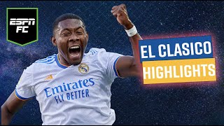 Barcelona vs Real Madrid El Clasico Highlights Oct 24 2021  ESPN FC [upl. by Danielson112]