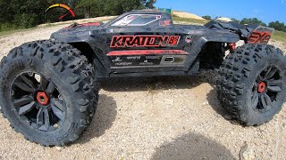 NEW Arrma Kraton EXB 8s RTR Monster😱 First Look And Mega Bash [upl. by Enael979]