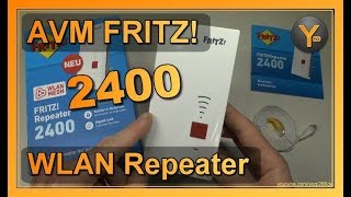 UnboxingFirst Look AVM FRITZ WLAN Repeater 2400 [upl. by Acira]