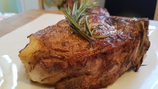 Giant Veal Steak amp Marinade Recipe [upl. by Rehposirhc]