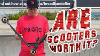 SKATEBOARDER ATTACKS ME OVER SCOOTER TRICKS [upl. by Pettiford151]