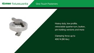 Quick Changeover with IMAO Fixtureworks OneTouch Clamping Fasteners [upl. by Salangi]