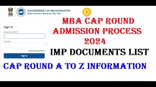 MBA Cap round form filling 2024 I MBA Documents List ✅ mba cet result 2024 mbacet2024 [upl. by Colpin]