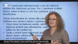 Gjuhë shqipe 10  Teksti karakteristikat e tij Struktura e një teksti Tekstet e gjuhës së folur [upl. by Ennayar]