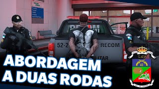 ABORDAGEM A VEÍCULOS DUAS RODAS E POSICIONAMENTO EM AREP 41º BPM FIVEM [upl. by Etteraj]