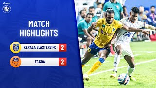 Highlights  Kerala Blasters FC vs FC Goa  Match 46  Hero ISL 202122 [upl. by Leia521]