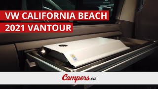 2021 VW T61 California Beach Camper Van Tour [upl. by Nossaj687]