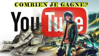 Combien je gagne avec YouTube [upl. by Biggs]