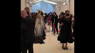 Grimes at the 2021 Met Gala [upl. by Ahcsap]