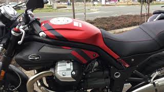 2017 Moto Guzzi Griso 1200 SE  Red [upl. by Towne]