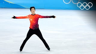 Nathan Chen wins figure skating Olympic gold ⛸️ [upl. by Lennie]