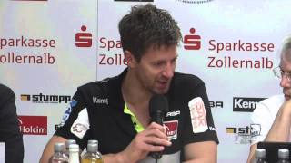 Pressekonferenz zum Spiel HBW  TSV GWD Minden [upl. by Lauree391]