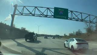 Driving to Ferndale Michigan from Roseville Michigan November 2022 [upl. by Smaj29]