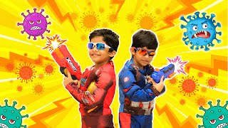 Riaan amp Rivaan Vs Viruses  Kids Story about viruses  Kids Fun Playtime  Stay Healthy [upl. by Ynavoj795]