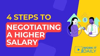 4 Steps To Negotiating A Higher Salary 💸 [upl. by Domela]