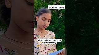 Wrong pronunciation is best 🤣🙏ytshorts comedy aradhyaworld shortvideo newvideo  fun [upl. by Veta]