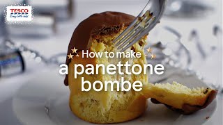 How to Make a Panettone Bombe  Tesco Food [upl. by Zilef]