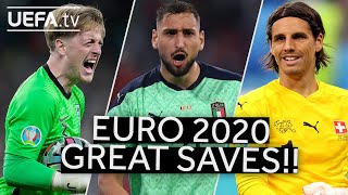 PICKFORD DONNARUMMA SOMMER  Great EURO 2020 SAVES [upl. by Kries869]