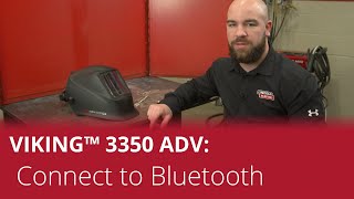 How to Connect to Bluetooth on the VIKING™ 3350 ADV Welding Helmet [upl. by Jadda]