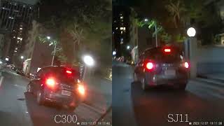 SJCAM C300 VS SJ11 active4k30night [upl. by Tiernan77]