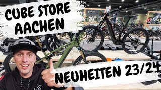 Cube E Bike Neuheiten 2023  2024  Zu Besuch im größten Cube Store Deutschlands Cube Store Aachen [upl. by Yaakov501]