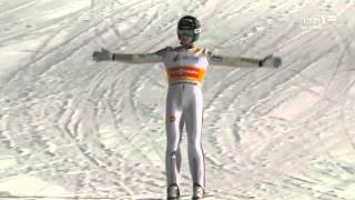 PŚ Vikersund 2015  Peter Prevc 110 m 2nd round [upl. by Anagnos90]