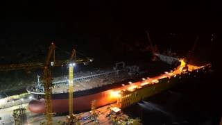 Suezmax  158000dwt COT LOADOUT 원유운반선  TIMELAPSE [upl. by Albarran]